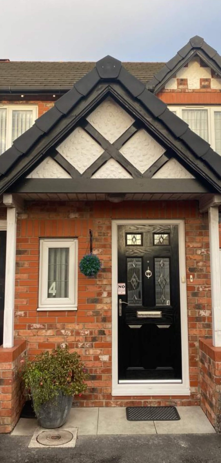 Porch roof re-tiled — Northwich area