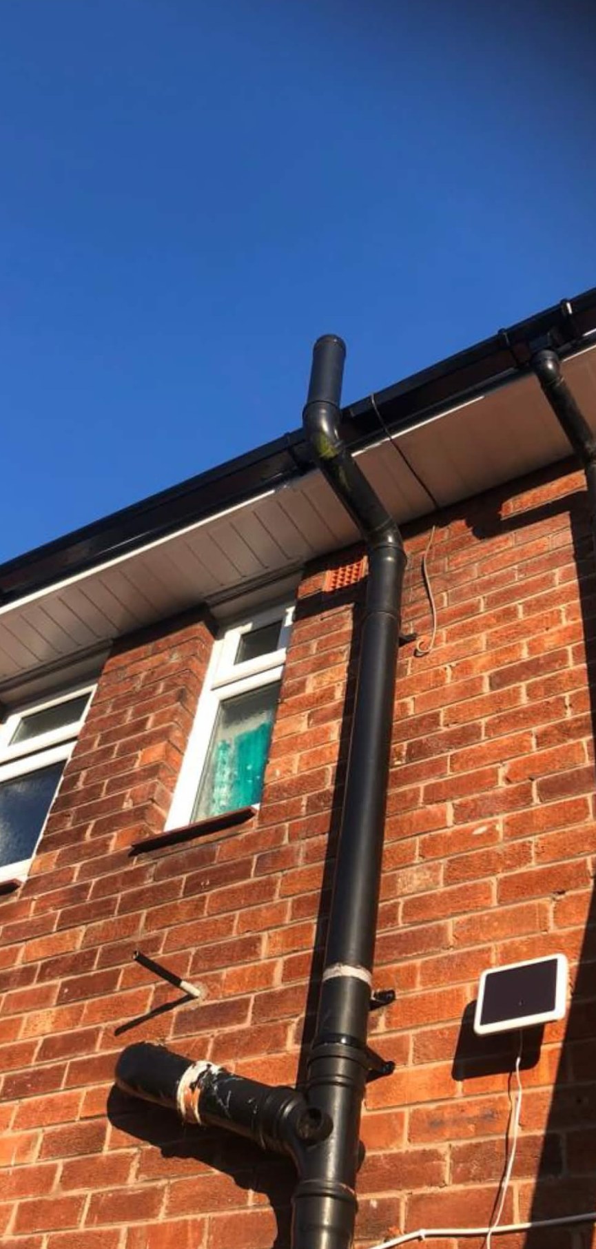 Roofline and guttering renewed — Northwich area