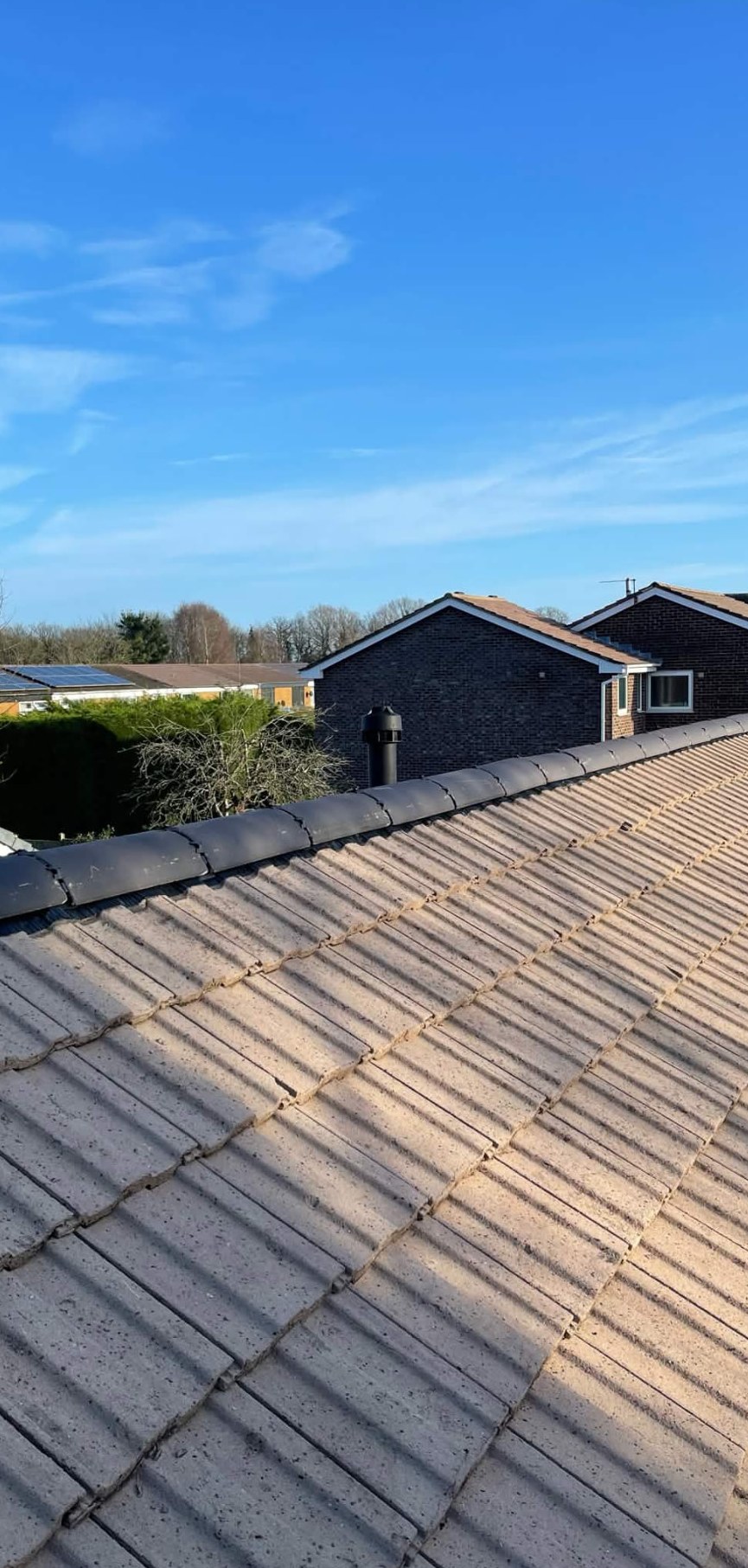 Dry ridge system fitted — Northwich area